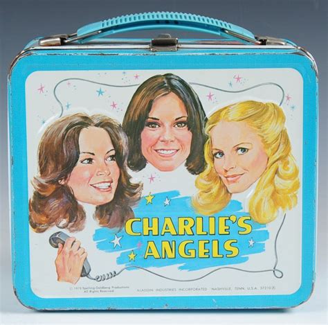 Vintage 1978 Charlie's Angels Metal Lunch Box 